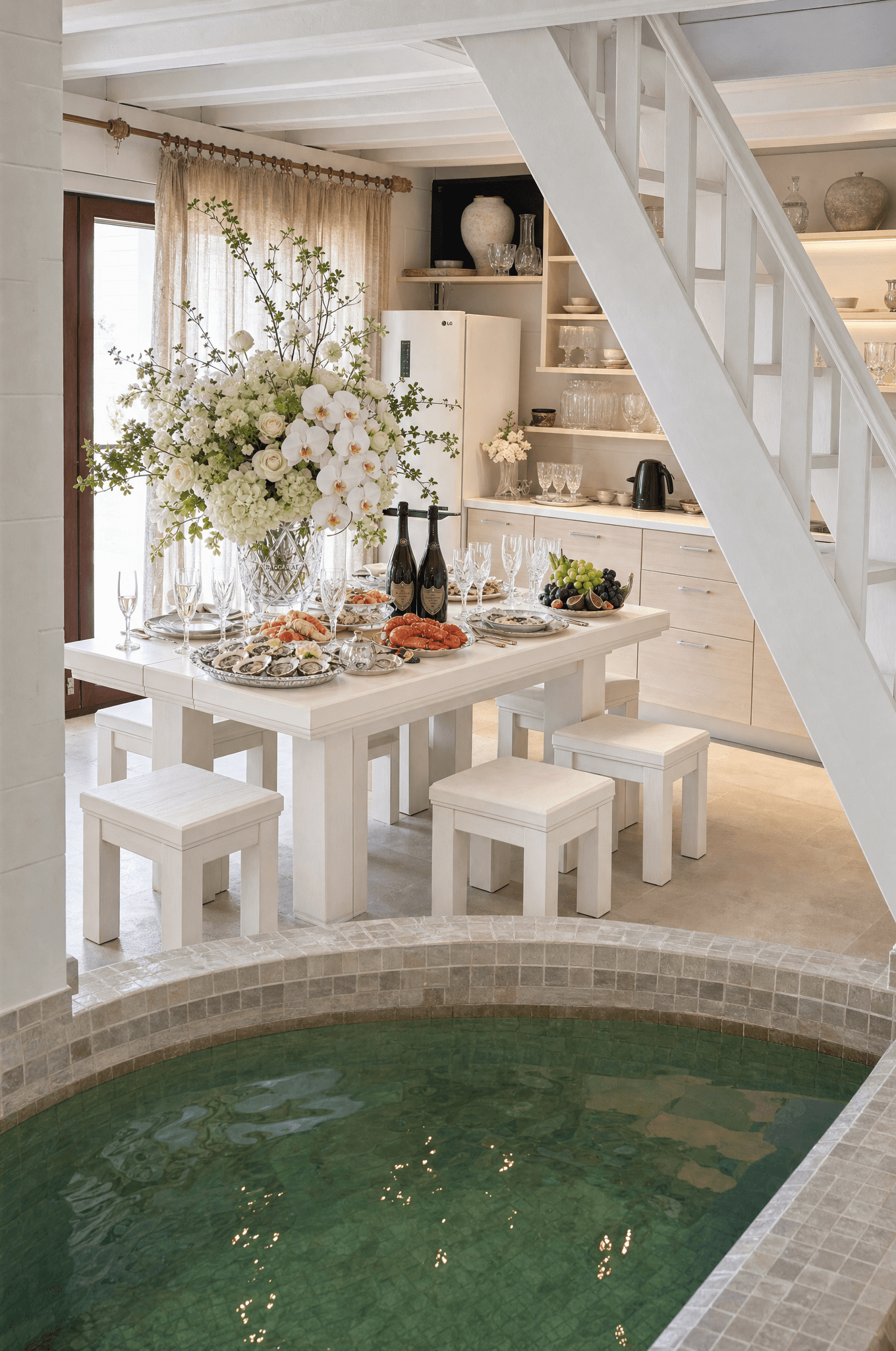 Зона отдыха и трапез Spa House