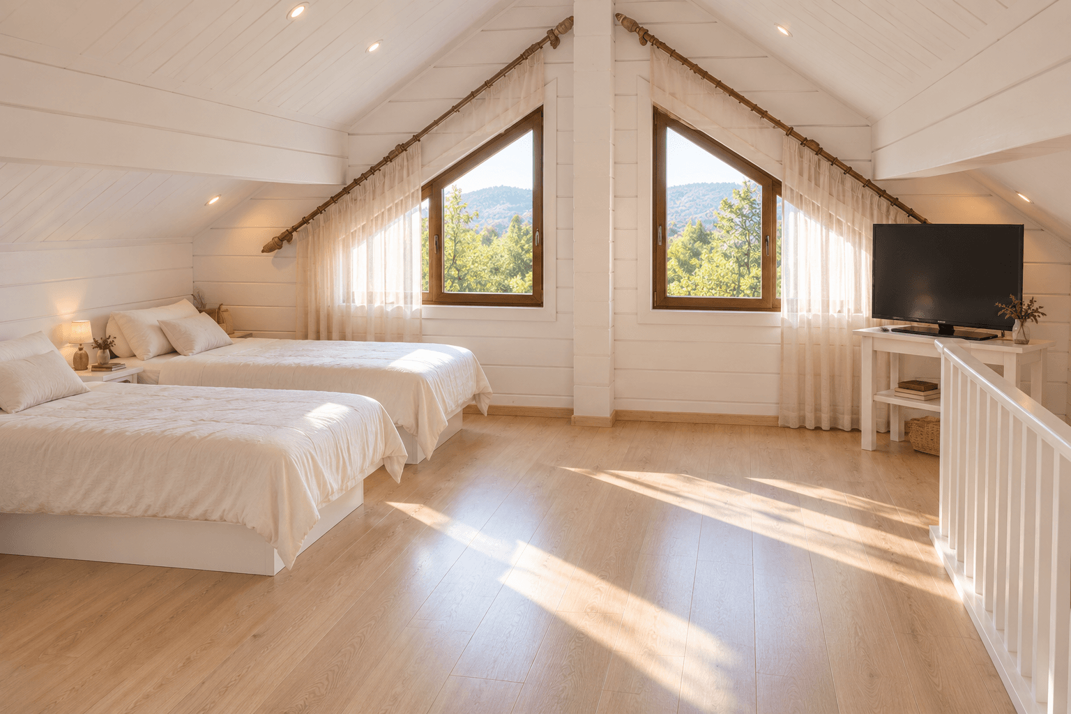 Второй этаж Spa House, спальные места